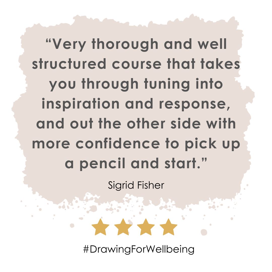 Drawing For Wellbeing Self-Guided Course
