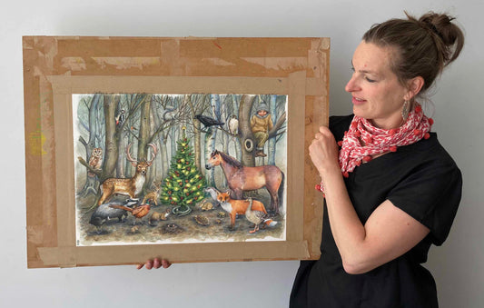 Woodland Scene Art Print