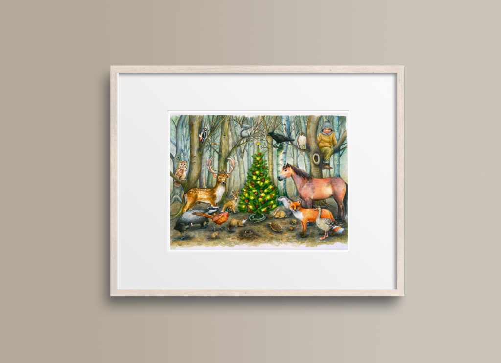Woodland Scene Art Print