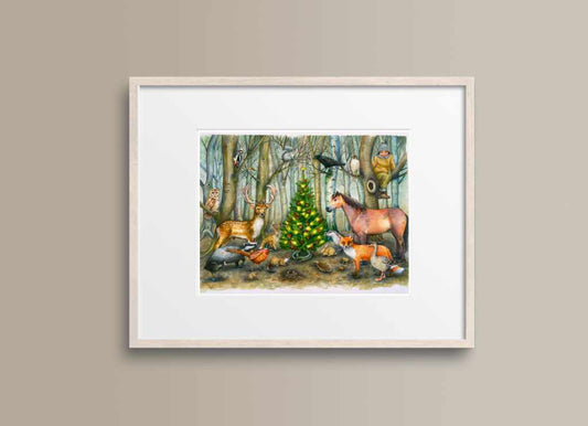 Woodland Scene Art Print