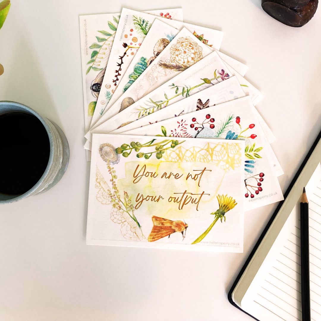 Set of 8 Self-Care Postcards