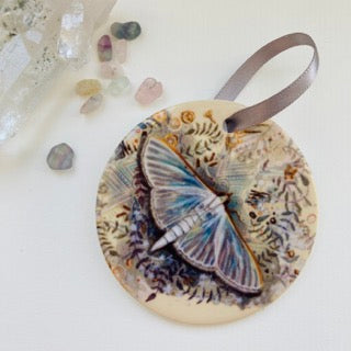 Jasmine Moth Porcelain Decoration